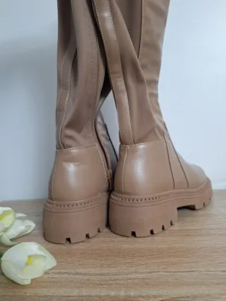 Botas altas Anna Field beige