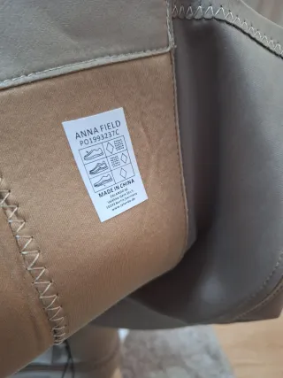 Botas altas Anna Field beige