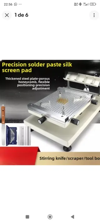 Impressora Stencil Pasta Solda ZB3040H Nova