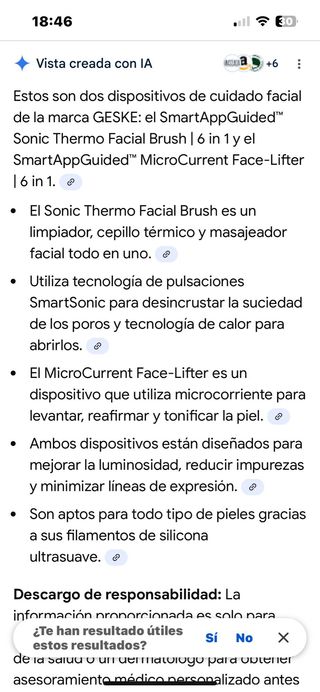 GESKE MicroCurrent Face-Lifter y Cepillo Facial