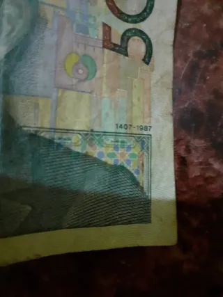 Billete 50 Dirhams Marroquíes Coleccionismo