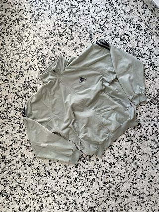 Adidas Track Jacket Retro - Cream & Navy - Size M