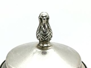 Açucareiro antigo em metal prateado coleção