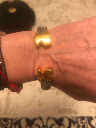 Pulsera Tous Oso Grande Oro