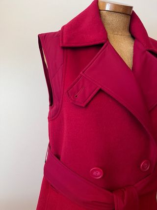 Chaleco Purificacion Garcia Rojo Talla S