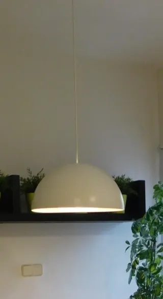 Lámpara colgante blanca