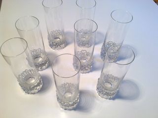 Set 8 Bicchieri Cristallo Design