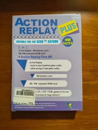 Action Replay Plus Sega Saturn 4M