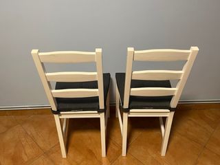 Set 4 Sillas Comedor IKEA Madera