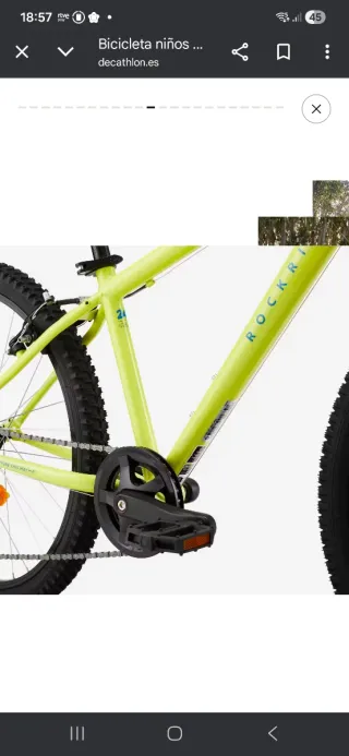 Bicicleta infantil 24 pulgadas