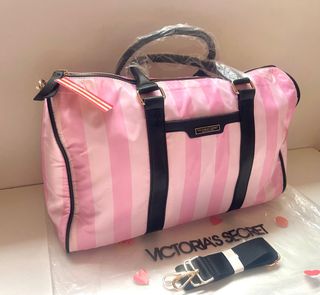Bolso de viaje Victoria's Secret rayas