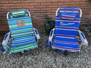 2 Sillas Playa Tommy Bahama Plegables