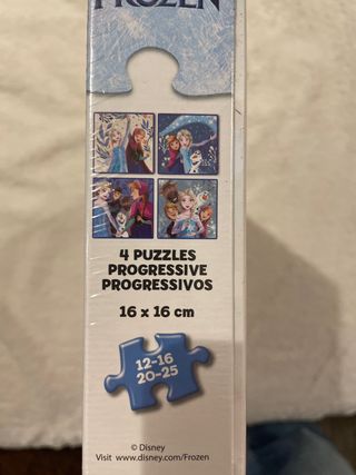 Puzzle Frozen 4 en 1 NUEVO!!!
