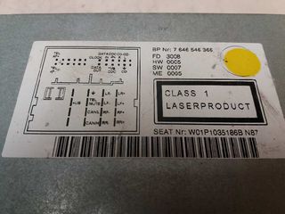 SISTEMA AUDIO / RADIO CD SEAT LEON (1P1) (3)