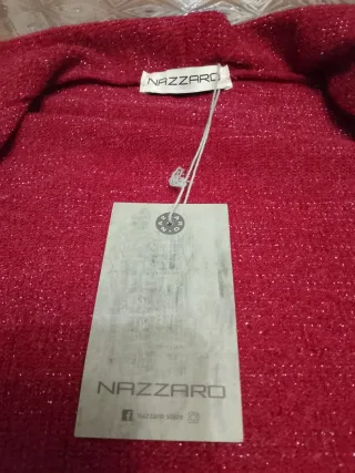 Maglioncino Nazzaro rosso scintillante