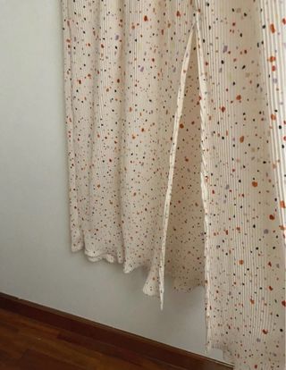 Vestido largo estampado