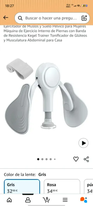 Ejercitador Suelo Pélvico y Muslos Mujer