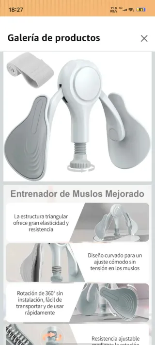 Ejercitador Suelo Pélvico y Muslos Mujer