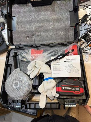 TEENO Amoladora de Ángulo Inalámbrica 21V 1000W