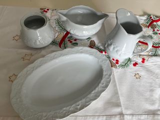 Philippe Deshoulieres 4 Piezas Porcelana