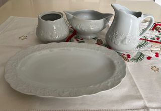 Philippe Deshoulieres 4 Piezas Porcelana