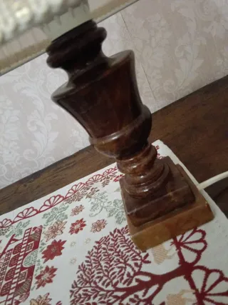 Lampada da tavolo in Alabastro Volterrano
