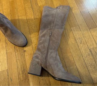 Stivali color tortora