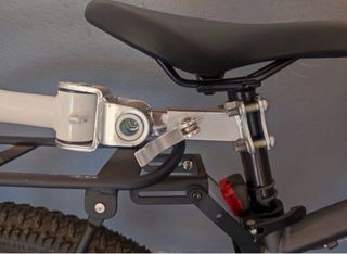 Bicicleta tándem infantil con remolque