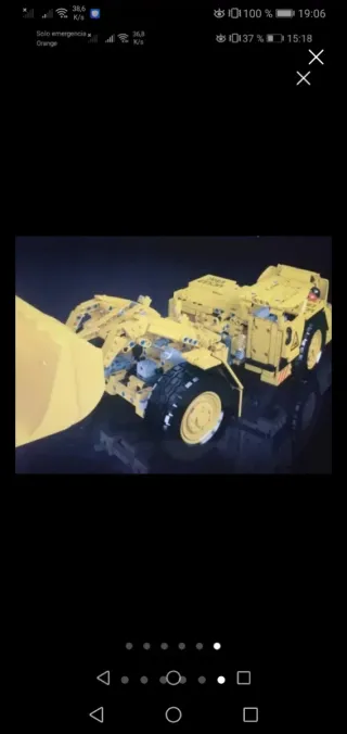 Excavadora Minería Bloques Construcción