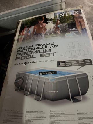 Piscina Rectangular Intex Prism Frame Premium