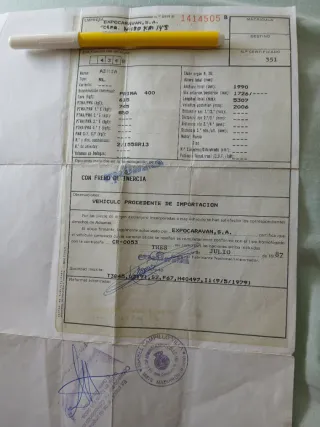 Remolque Plataforma caravana