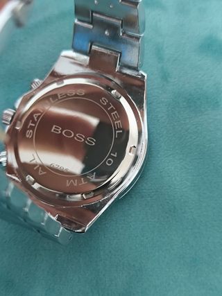 Reloj Hugo Boss Cronógrafo Plata y Blanco