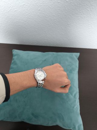 Reloj Hugo Boss Cronógrafo Plata y Blanco