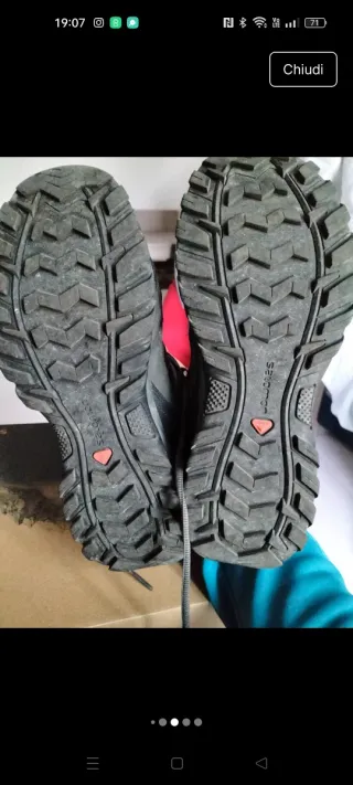 Scarpe trekking Salomon uomo grigie