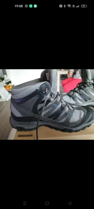 Scarpe trekking Salomon uomo grigie