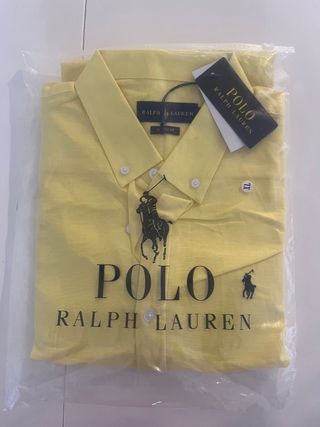 Camisa Polo Ralph Lauren Amarilla Talla XL