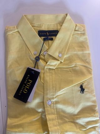 Camisa Polo Ralph Lauren Amarilla Talla XL