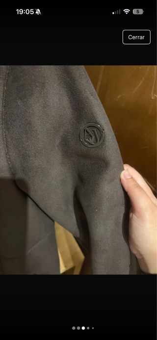 Abrigo Armani Jeans Piel Marrón F