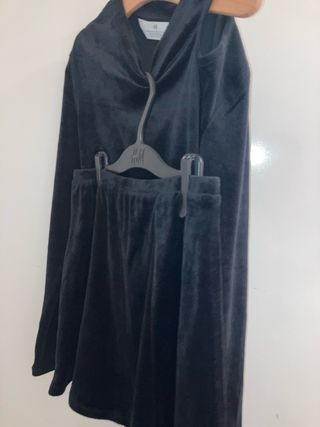 Conjunto H&M niña negro 10/12 años