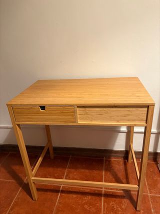 Mesa escritorio de bambú