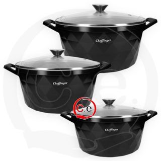 Set Casseruole Cheffinger Nere