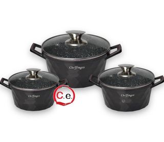 Set Casseruole Cheffinger Nere