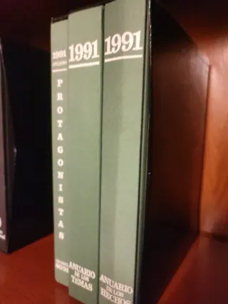 Libros Anuario 1991 Protagonistas Temas Hechos