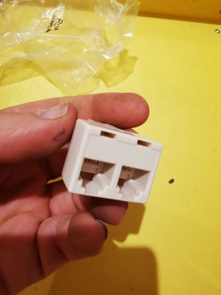 Adaptador Teléfono RJ11 Doble