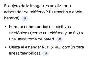 Adaptador Teléfono RJ11 Doble