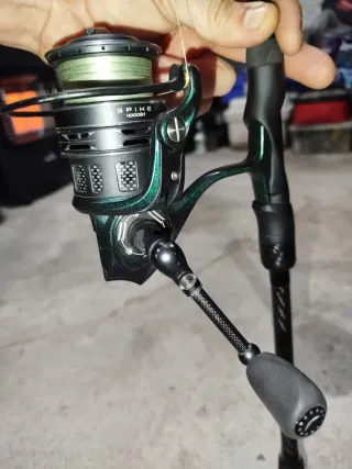 Caña Abu García Veritas y carrete Spike