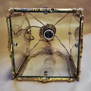 Lámpara farol vintage 4 caras