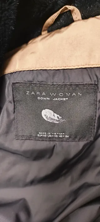 Abrigo Zara Marrón Mujer