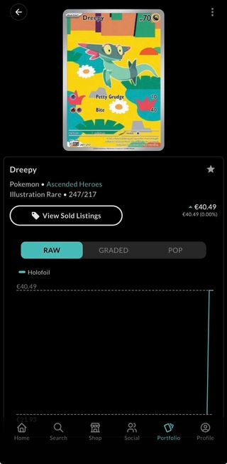 Carta Pokémon Dreepy 247/217