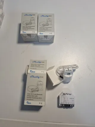 Shelly EM Medidor Energía Wi-Fi/Bluetooth